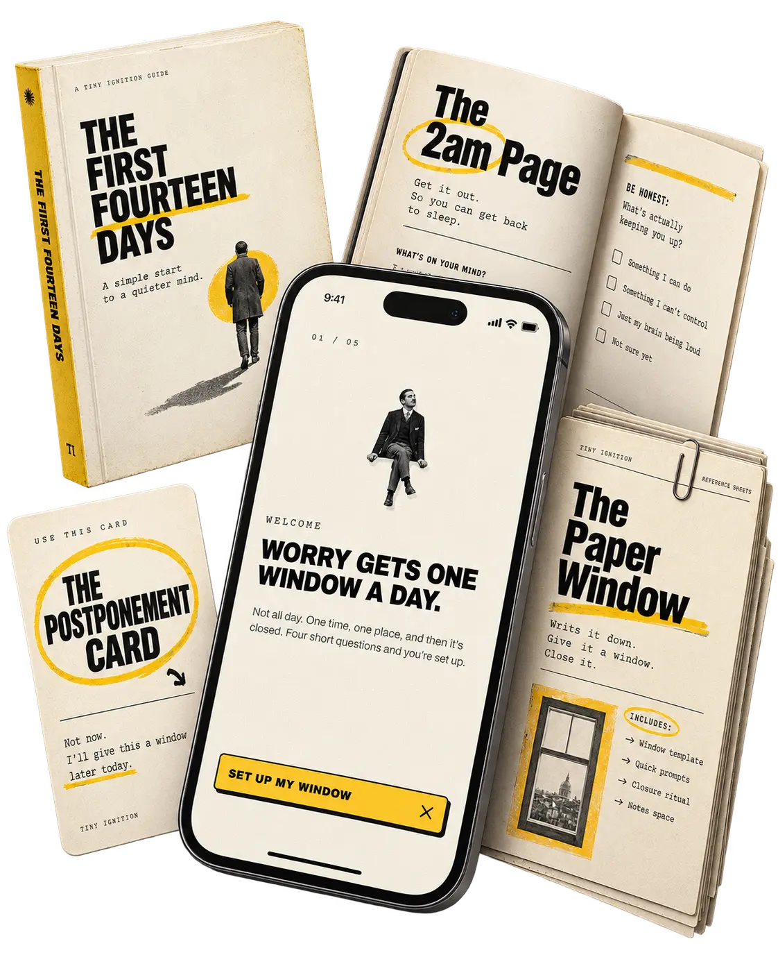 The Worry Window and its four companions.